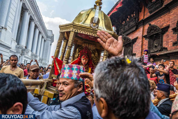 الهه های زنده در نپال