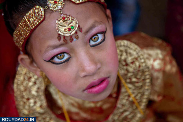 الهه های زنده در نپال