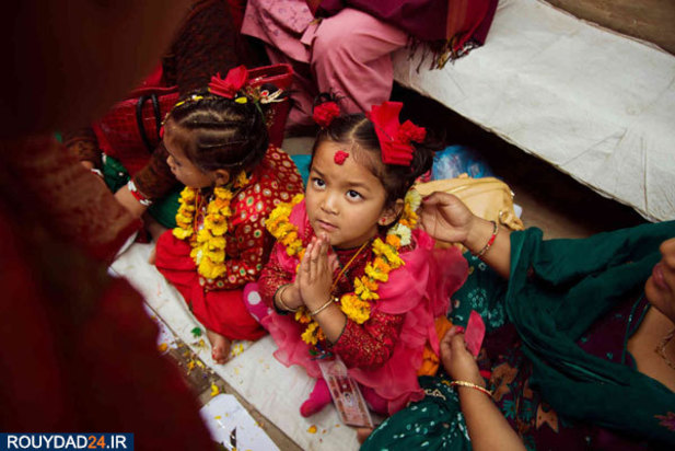 الهه های زنده در نپال