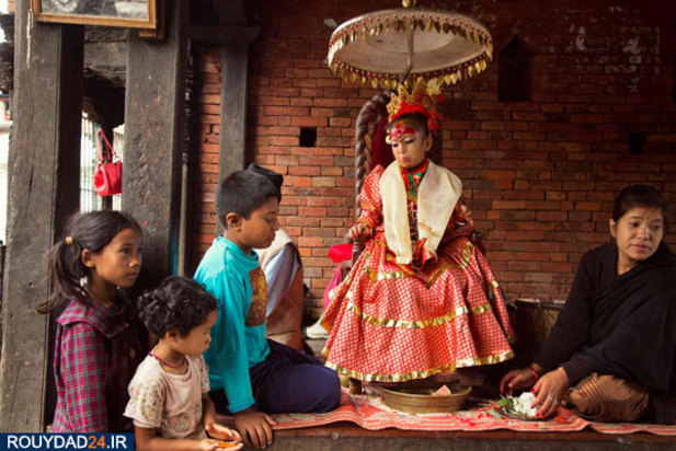 الهه های زنده در نپال