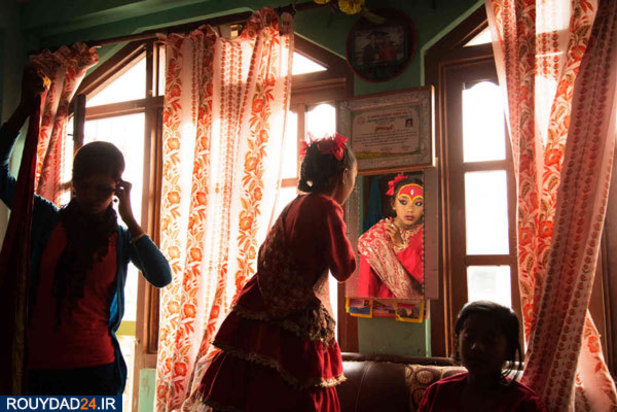 الهه های زنده در نپال