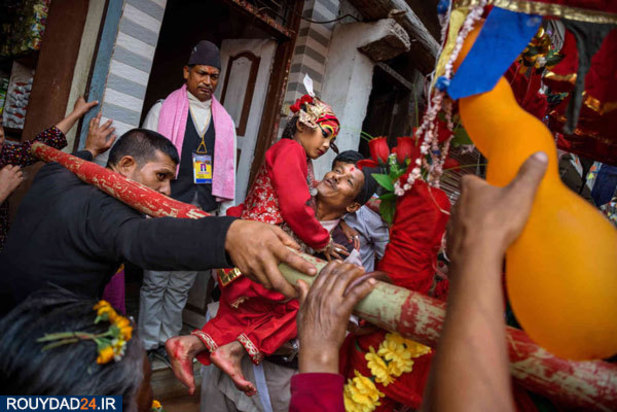 الهه های زنده در نپال