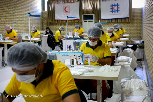 خط تولید ماسک