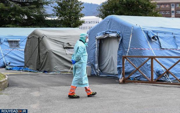 بیمارستان صحرایی در ایتالیا