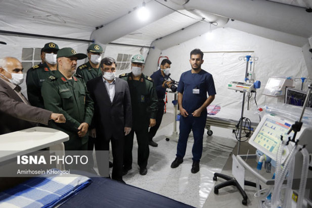 بیمارستان صحرایی در بندرعباس