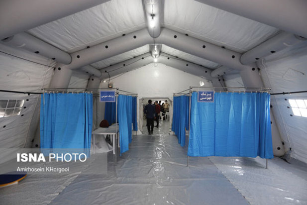 بیمارستان صحرایی در بندرعباس