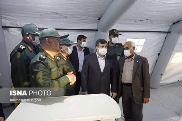 بیمارستان صحرایی در بندرعباس