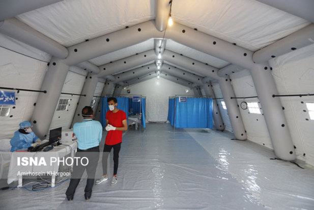 بیمارستان صحرایی در بندرعباس