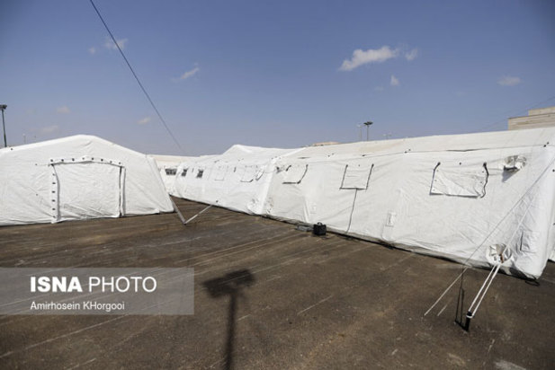 بیمارستان صحرایی در بندرعباس