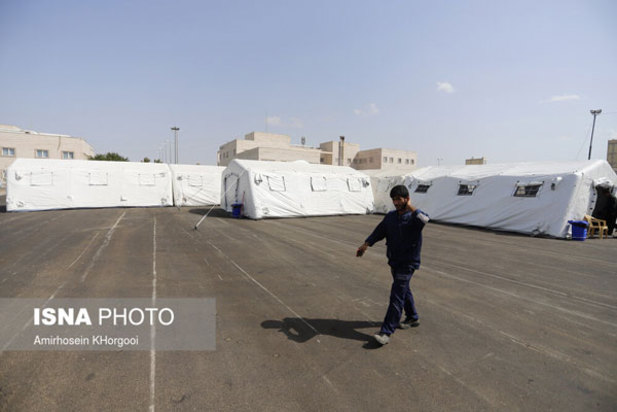 بیمارستان صحرایی در بندرعباس