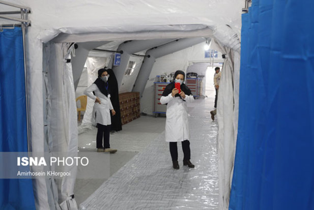 بیمارستان صحرایی در بندرعباس