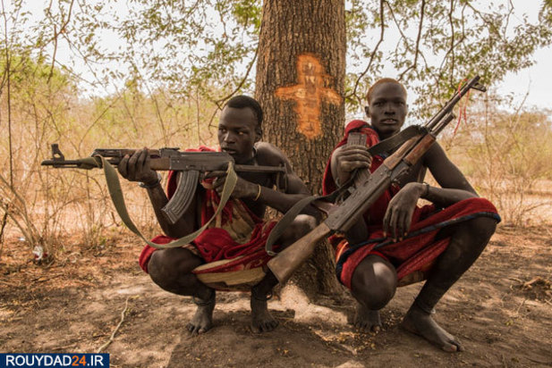 گاوبازان قبیله دینکا