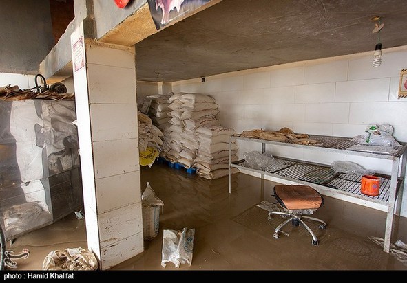 خسارات سیل در بندر کنگان