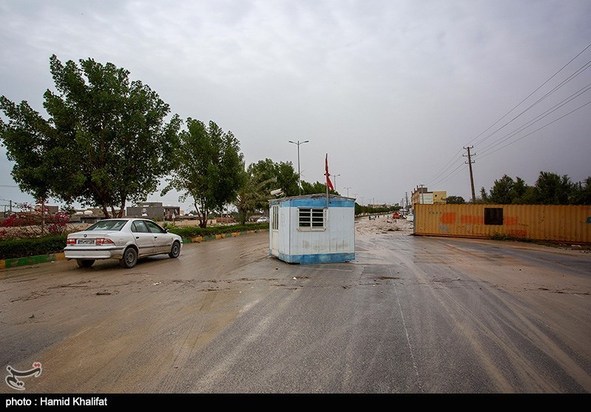 خسارات سیل در بندر کنگان