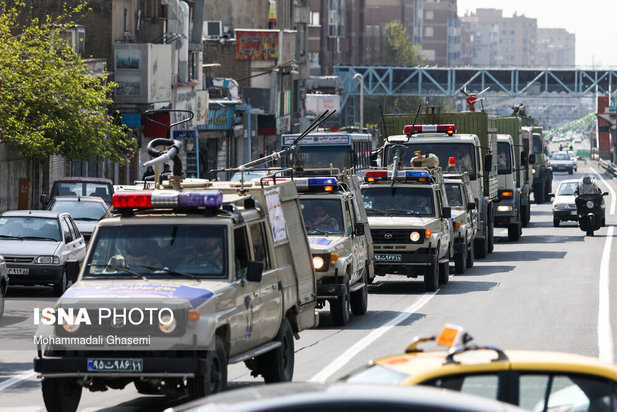 رزمایش دفاع بیولوژیک نیروی زمینی سپاه