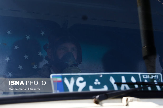 رزمایش دفاع بیولوژیک نیروی زمینی سپاه