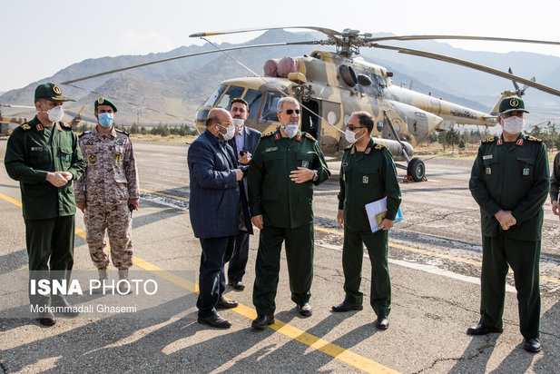 رزمایش دفاع بیولوژیک نیروی زمینی سپاه