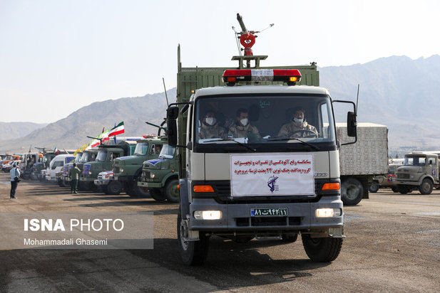 رزمایش دفاع بیولوژیک نیروی زمینی سپاه