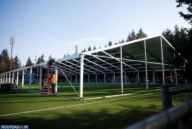 بیمارستان موقت کرونایی‌ها