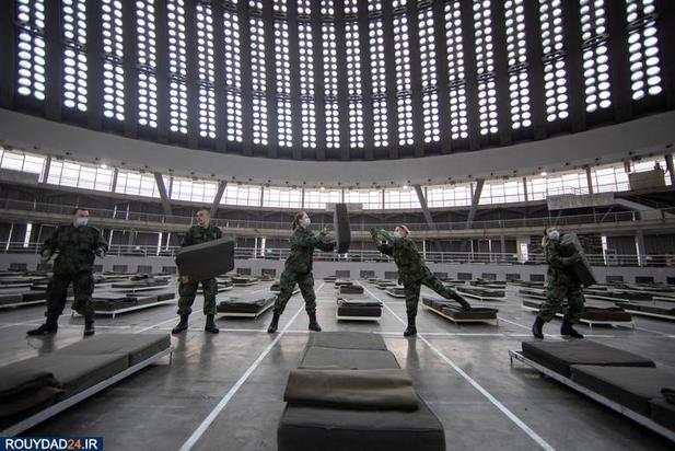 بیمارستان موقت کرونایی‌ها