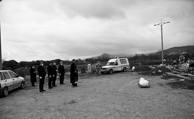 خاکسپاری فوتی‌های کرونا