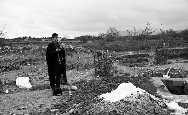 خاکسپاری فوتی‌های کرونا