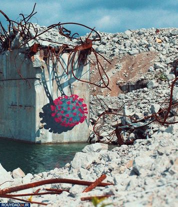 گرافیتی‌های کرونایی