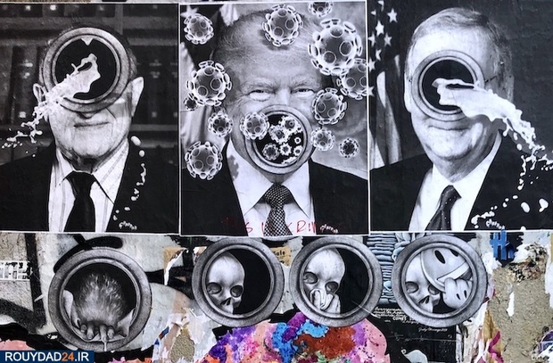 گرافیتی‌های کرونایی