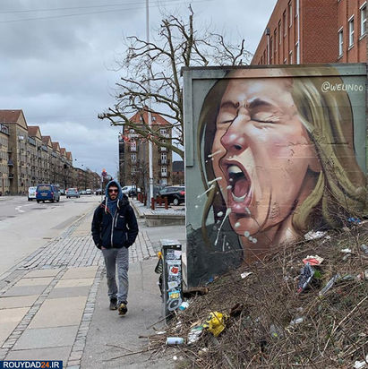 گرافیتی‌های کرونایی