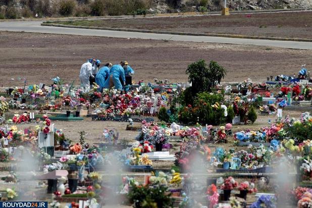 اغوش باز قبرستان‌ها بسوی قربانیان کرونا