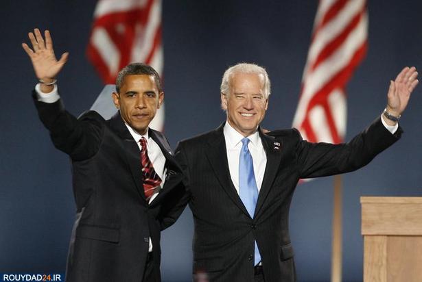 جو بایدن و اوباما
