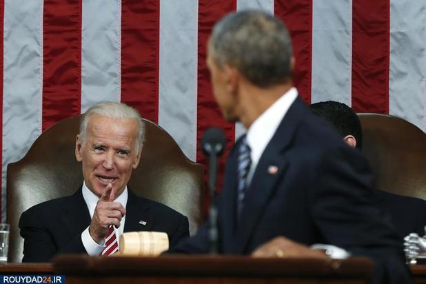 جو بایدن و اوباما