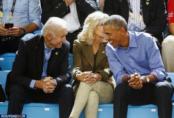 جو بایدن و اوباما