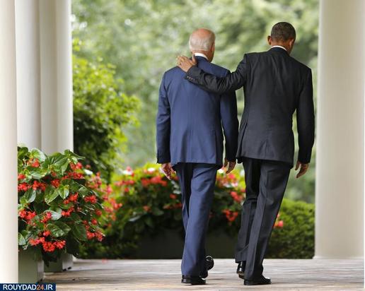 جو بایدن و اوباما