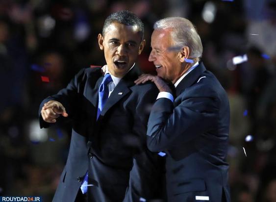 جو بایدن و اوباما