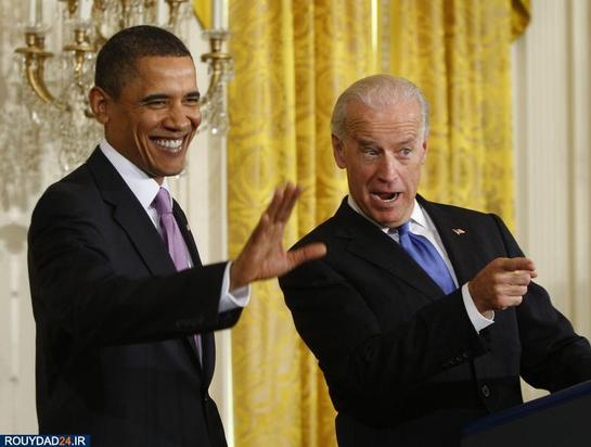 جو بایدن و اوباما