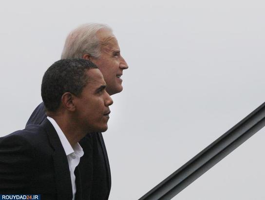 جو بایدن و اوباما