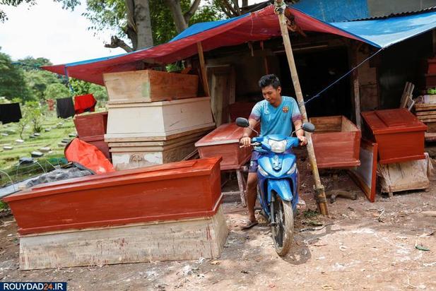 دفن اجساد کرونایی