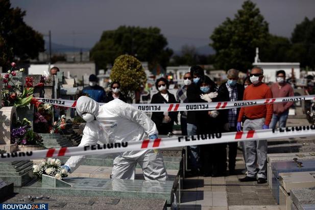 دفن اجساد کرونایی