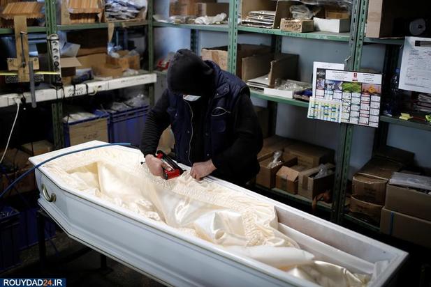 دفن اجساد کرونایی