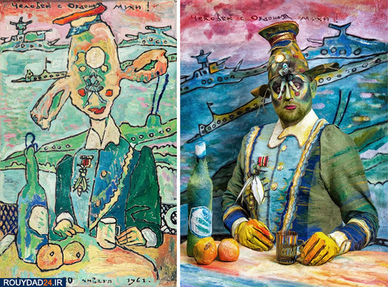 بازافرینی شاهکارهای هنری در قرنطینه خانگی