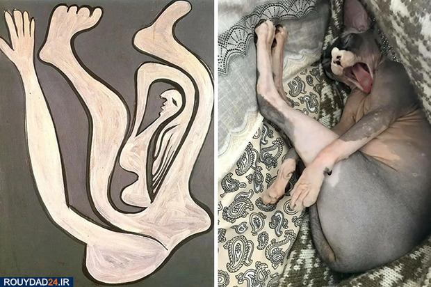 بازافرینی شاهکارهای هنری در قرنطینه خانگی