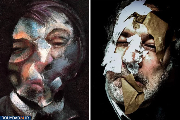 بازافرینی شاهکارهای هنری در قرنطینه خانگی