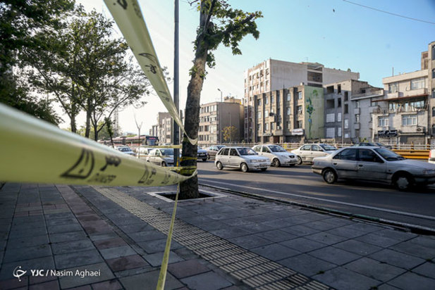 ترافیک تهران با برداشتن فاصله ها