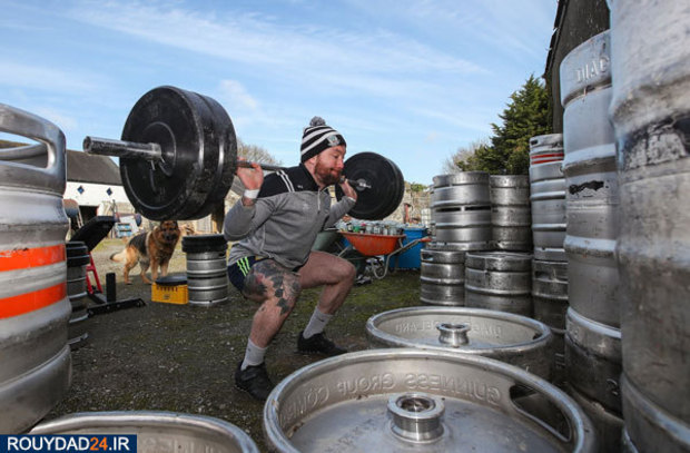 تمرینات جالب ورزشکاران در قرنطینه خانگی