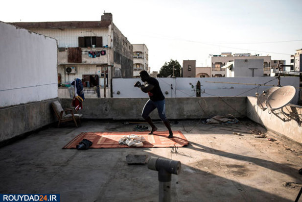 تمرینات جالب ورزشکاران در قرنطینه خانگی