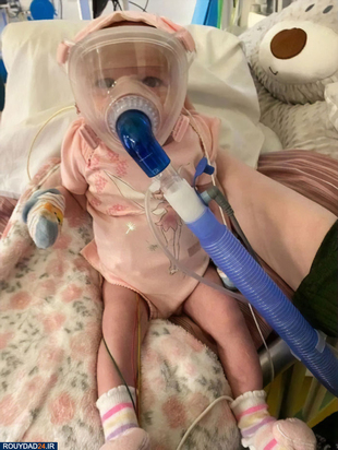 نوزاد شش ماهه کرونایی