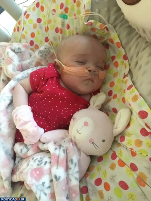 نوزاد شش ماهه کرونایی