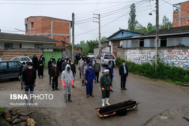 قربانیان کرونا در قاب دوربین