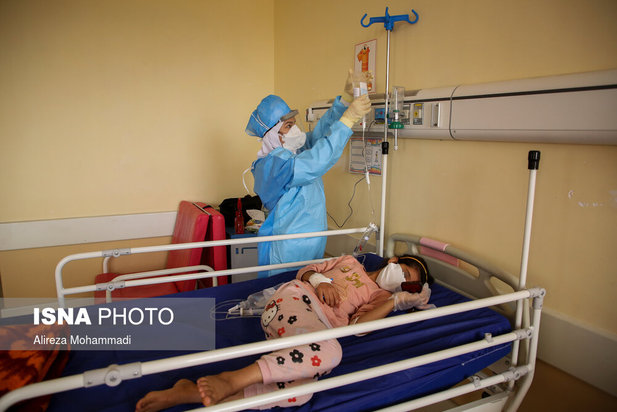 بیمارستان کودکان کرونایی